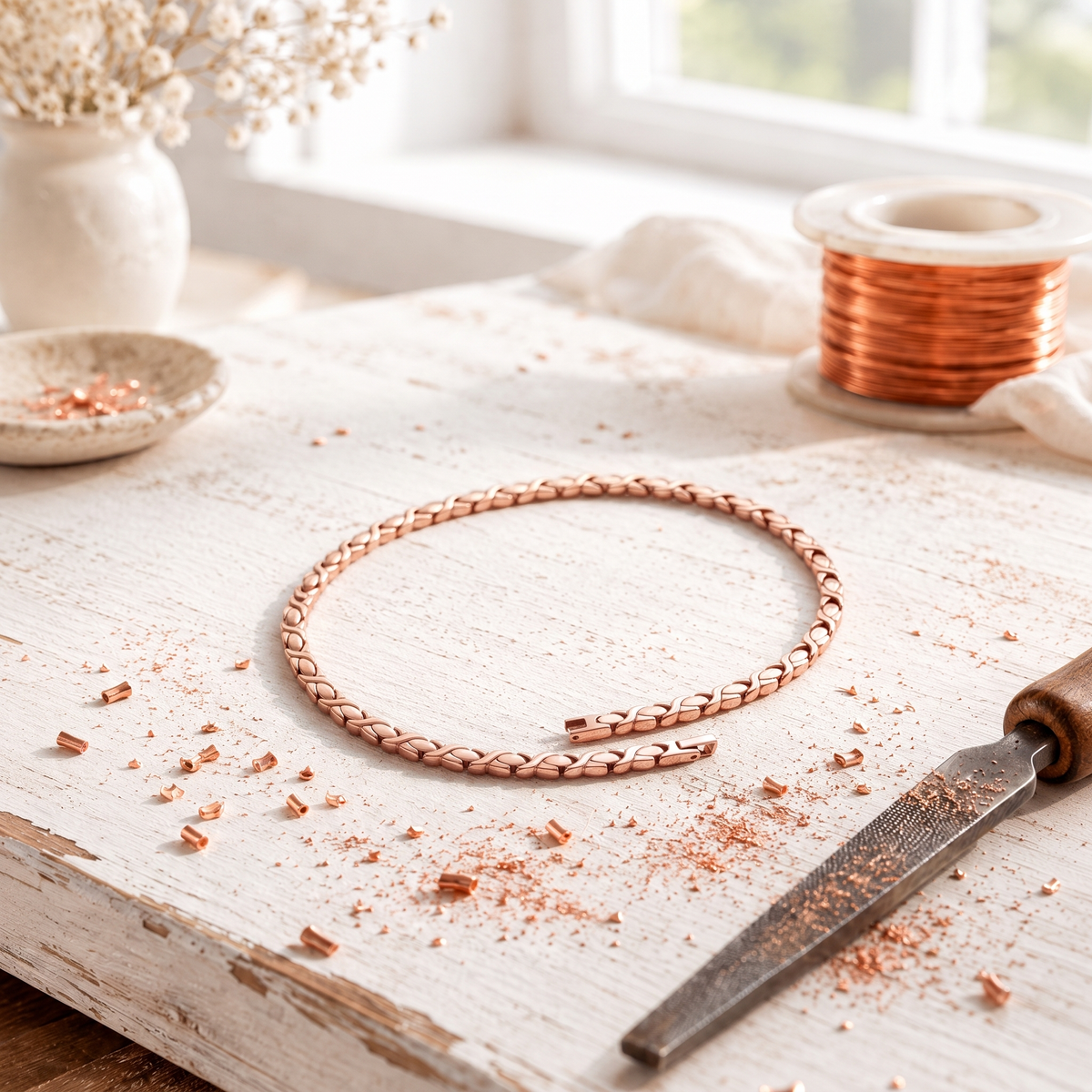 Colar de Cobre Splice
