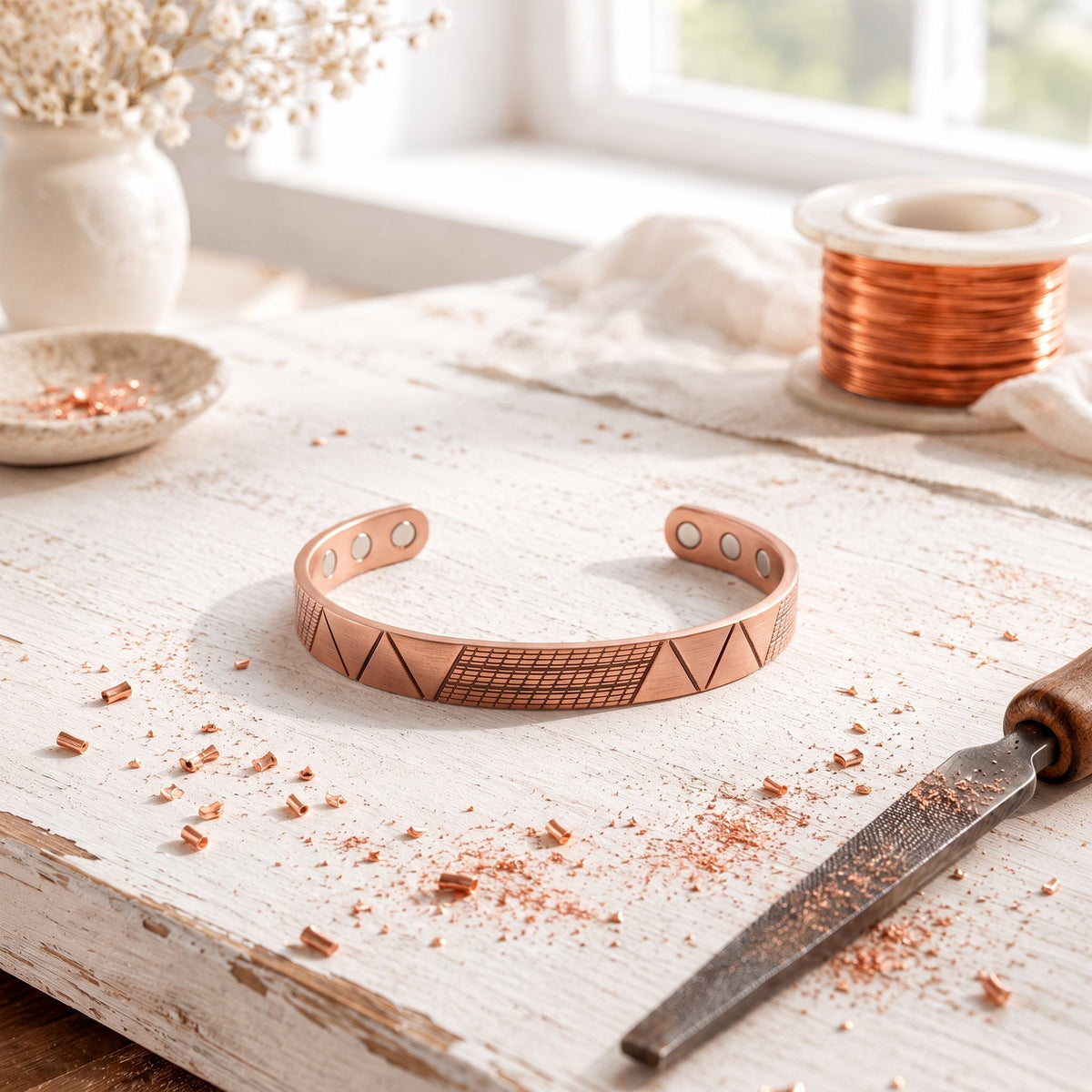 Pulseira de cobre Rampart