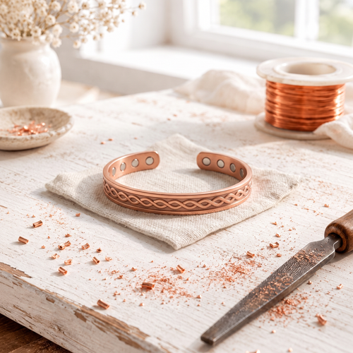 Pulseira de cobre Rivulet