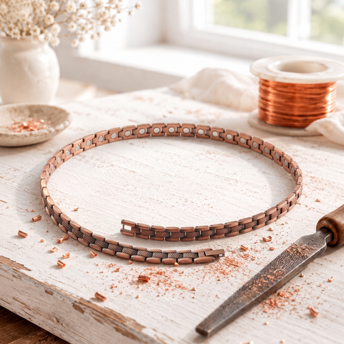 Colar de cobre Cobble