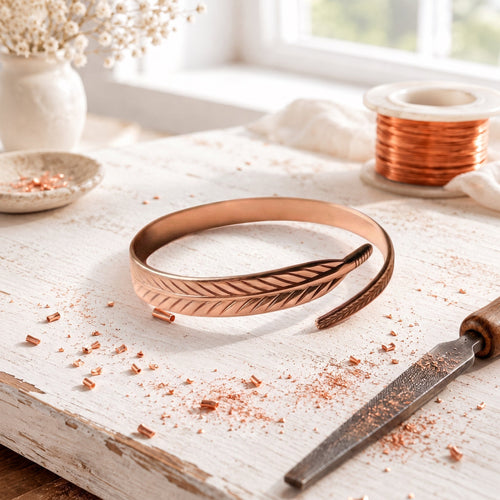 Pulseira de Cobre Petal