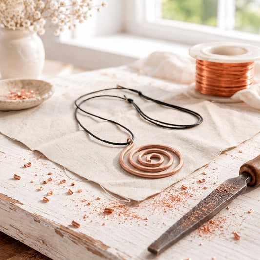 Colar de Cobre Whorl